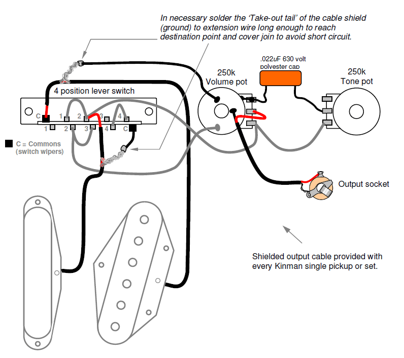 Tele 4 Way Switch Wiring Diagram